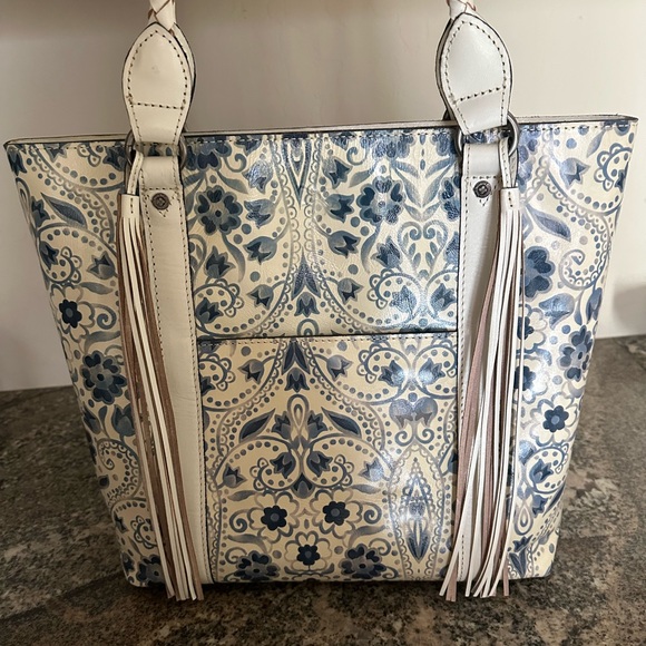 Patricia Nash Italian Folklore Rena Tote New Without Tags - Picture 6 of 13